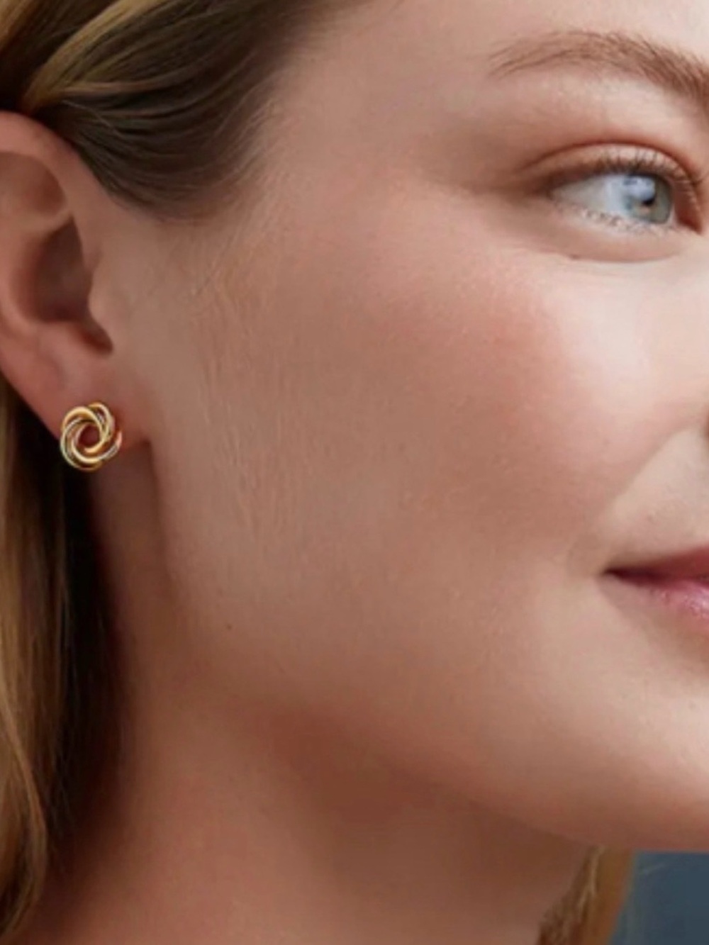 Designer Bony Levy 14K Gold Knot Earrings. Made in Italy. BRAND NEW! Genuine!